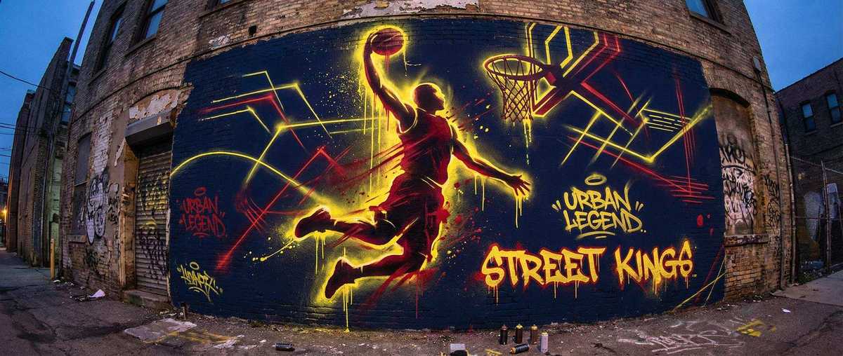 im电竞 | 詹皇再砍50+传奇永不落幕涂鸦海报