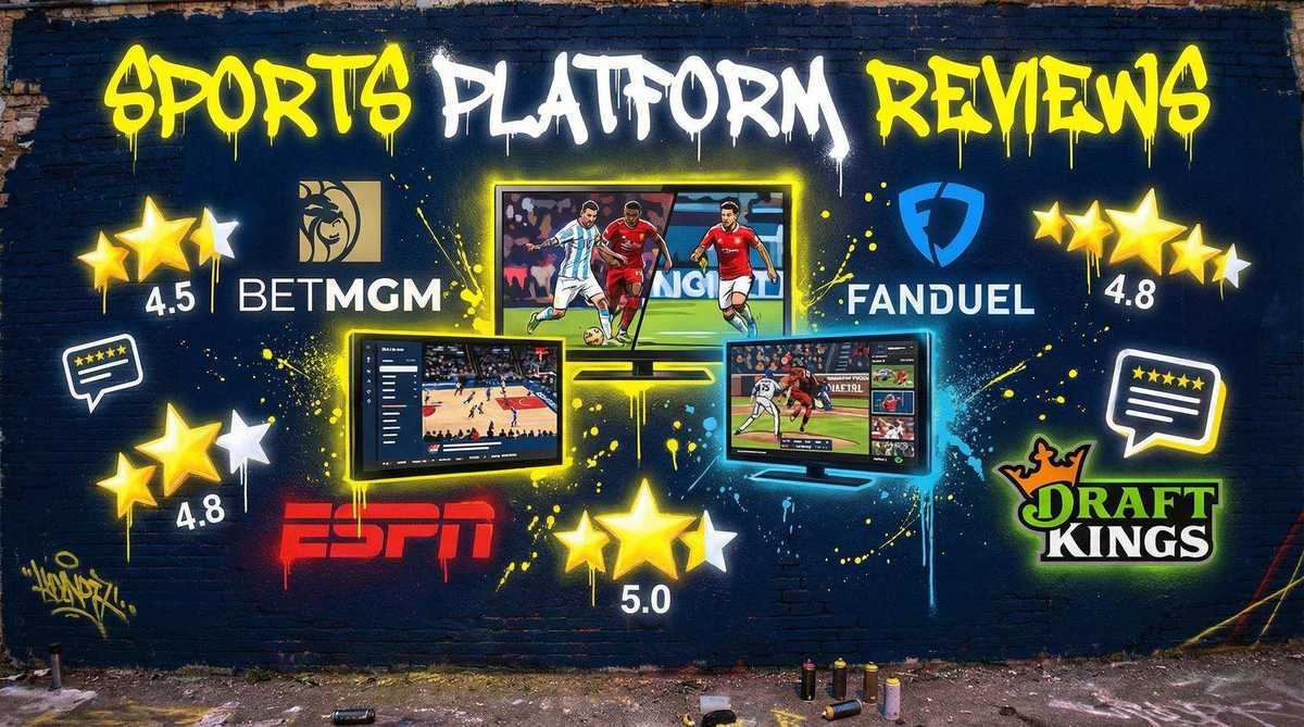 im电竞 | 体育平台评测频道涂鸦风格头图